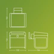 Philips LED-utomhusvägglampa Ezra UE, plast, IP44