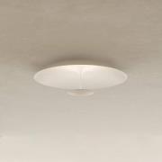 Karman LED-taklampa BLANCO, Ø 60 cm, vit, metall