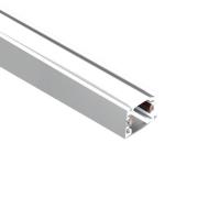 Ivela strömskena SQUARE 48 V, vit, längd 300 cm, metall