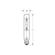 RADIUM metallhalogenidlampa E40 270W HRI-T B klar