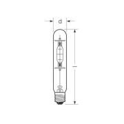 RADIUM metallhalogenidlampa E40 360W HRI-T B klar