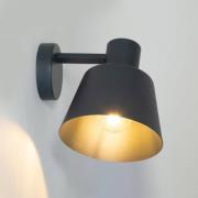 SIGMA Vägglampa Dunka, antracit 1 lampa, stål, höjd 17 cm