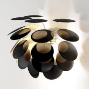 MARSET Discocó A Vägglampa, svart/guld