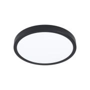 EGLO connect Smart påbyggnadslampa med LED Fueva 6-Z, svart, Ø27cm