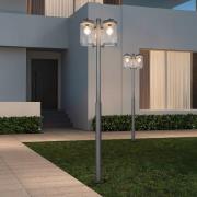 Trio Lighting Utomhuslampa Sambesi, H 240 cm, antracit, skymningssenso...