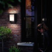 Philips LED-utomhusvägglampa Arbour UE, 2-pack, 2 700 K