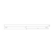 OSRAM LED-linjär lampa S14s 9,9 W rörlampa 2 700 K 100 cm matt dimbar