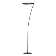 FISCHER & HONSEL LED-golvlampa Sirko, sandgrå, höjd 177 cm, metall, CC...