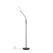 FISCHER & HONSEL LED-golvlampa Sorento, sandgrå, höjd 138 cm, CCT dimb...