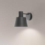 SIGMA Vägglampa Dunka, olivgrön, 1 lampa, stål, höjd 17 cm