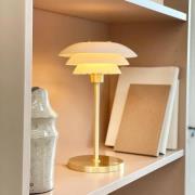 Dyberg Larsen LED-bordslampa DL20, höjd 30 cm, glas