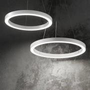 Ideallux Ideal Lux LED-hänglampa Oracle, Ø 50 cm, vit, 3 000 K