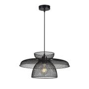 Viokef Hänglampa Maronti, svart, Ø 43 cm, metall