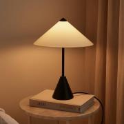 Lindby bordslampa Norvik, höjd 35 cm, svart/grå, metall