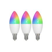 LUUMR Smart E14 4,9W CCT RGB ZigBee Tuya Hue 3-delad