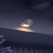 OSRAM LED-utomhusvägglampa DOORLED DOWN, vit, sensor batteri