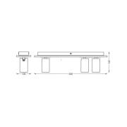 OSRAM takspotlights MERCURY, vit, 3 spots GU10-LED 927 dimbar