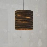 OSRAM hänglampa CYLINDER, 1-lampa, brun, Ø 25 cm, wellpapp