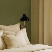 PR Home Vägglampa Wells, svart/guldfärgad, 21 cm, metall