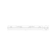 OSRAM LED-sensor-våtrumslampa SUBMARINE, 65 cm, grå IP65