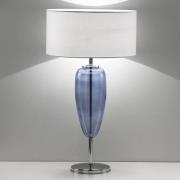AILATI Bordslampa Show Ogiva 82 cm glaselement blå