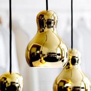 FRITZ HANSEN Calabash P1 pendellampa, guld