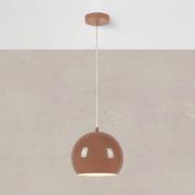 Markslöjd Pendellampa Pop, Ø 20 cm, brun, metall