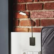 Briloner LED-bordslampa Cielo, svart, höjd 56 cm, plast