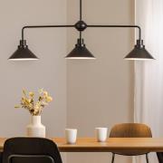 Nowodvorski Lighting Hänglampa Craft III i svart, 3 lampor