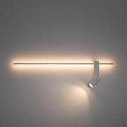 Nowodvorski Lighting Vägglampa EASY RIGHT, vit, bredd 80 cm, metall, G...