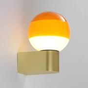 MARSET LED-vägglampa Dipping Light A1, orange/guld