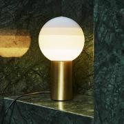 MARSET Bordslampa Dipping Light M, vit/mässing