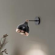 Opviq Vägglampa Yildo 6901, svart/koppar, metall