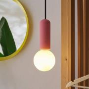 OSRAM hänglampa Decor Concrete Mic, rosa, betong, G9