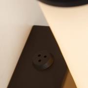 Searchlight LED-badrumsvägglampa Wales svart/marmorerad 35 cm stål/har...