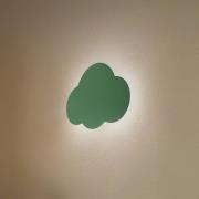 TK Lighting Vägglampa Cloud, grön, metall, 38 cm bred, 2 lampor, G9