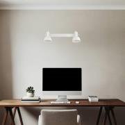 Argon Taklampa Trogir, beige, 2 lampor, längd 27 cm