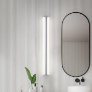 Helestra LED-spegellampa LOOM, längd 90 cm, krom, IP44