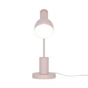 Nordlux Bordslampa Devone, dammrosa, höjd 43 cm, metall