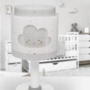 Dalber Barnbordslampa Baby Dreams, grå, G4, Ø 15 cm