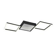 Reality Leuchten LED-taklampa Gelo, svart, dimbar, 3000 K, metall
