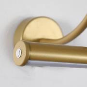 Searchlight LED-batteridriven LED-vägglampa Vigo, guldfärgad, bredd 30...