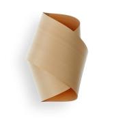 LZF LAMPS LZF vägglampa Orbit, bokfärgad, bredd 19 cm, trä