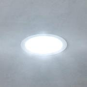 OSRAM LED-takinbyggnadslampa SLIM, Ø 12 cm, 6 500 K, vit
