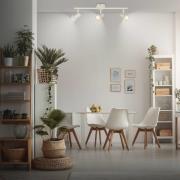 Briloner Takspotlight Tapp, vit, längd 48 cm, 3 lampor, metall, GU10