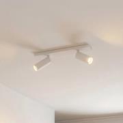 Arcchio takspotlight Brinja Slim, vit, 2 lampor, GU10 MR11