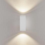 Deko-Light LED-utomhusvägglampa ShoreLine Pro Square up/down, vit