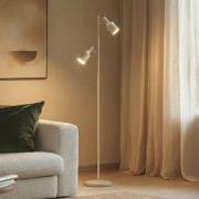 Lindby golvlampa Ovelia, beige, metall, E27