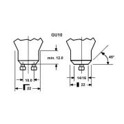 Sylvania LED-lampa SUPERIA RETRO ES50 GU10 4,6 W 965 620 lm 36°