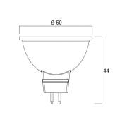 Sylvania LED-lampa SUPERIA RETRO GU5.3 MR16 5 W 865 480 lm dimbar